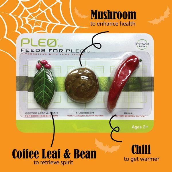 PLEOrb's tweet image. Wanna have more enjoyment of interactiveness with PLEO rb?You can get these 3for FREE by buying Halloween package.