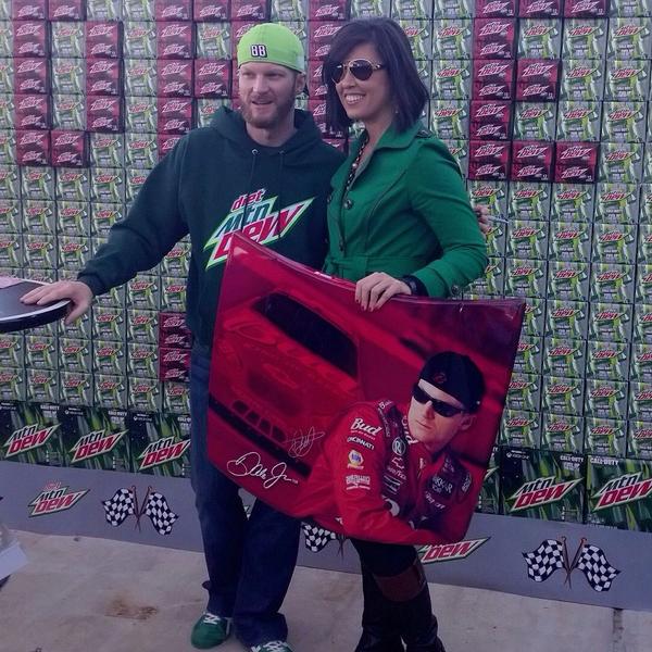 river04's tweet photo. Never know who you will run into at Walmart @DaleJr thanks for the autograph! Another one of the bucket list. http://t.co/6r1siQk8Ge