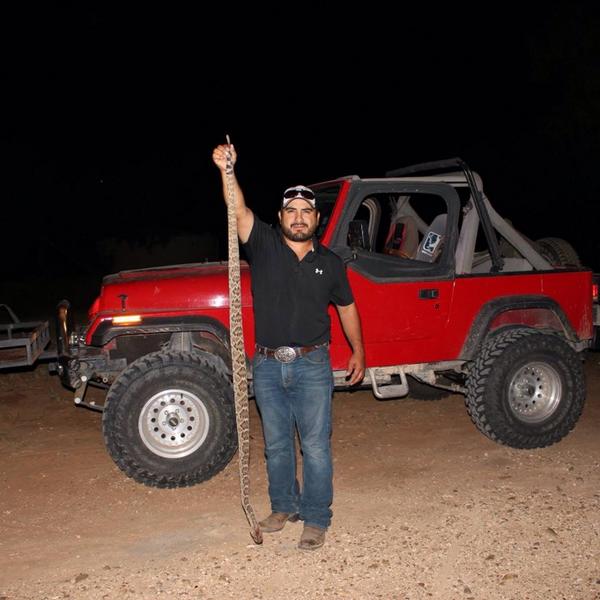 I_guidehunters's tweet photo. Another rattle snake on the way home from the hunt. #dimondback #dimondback #bowhunterproblem keep your eyes open. http://t.co/ff1eaPZacJ