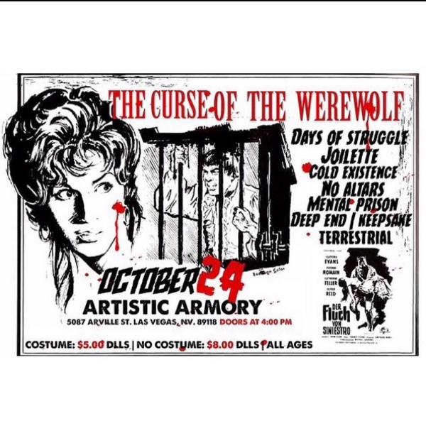 We're opening this awesome show with this stack lineup tomorrow! Starts at 4 pm. BE THERE!