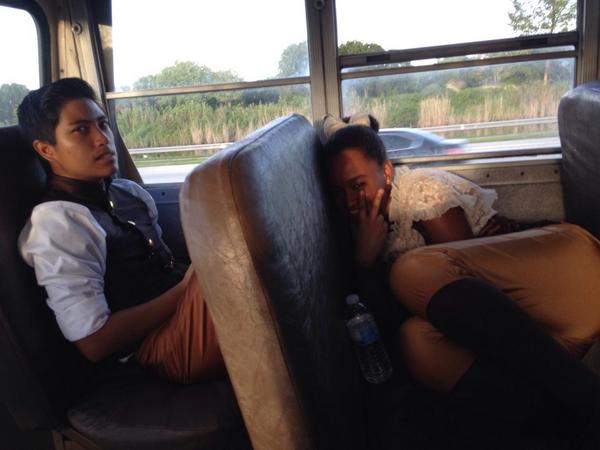 Tatiannah1's tweet photo. When u want to cuddle w/ Bae but he's mad at u!!😂😆😂 @dav_XV @tatyananemi #cutestcouple2014 #picwar http://t.co/yzEUF8tfoG