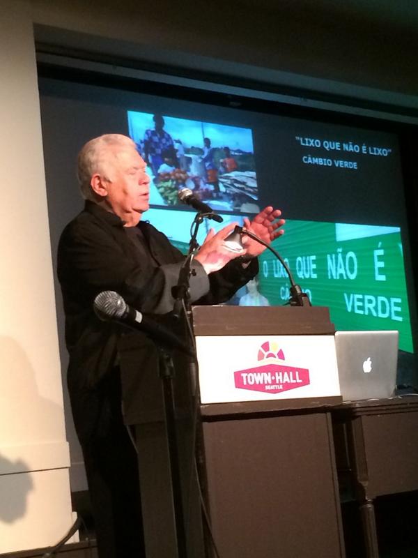 Just now in Town Hall!