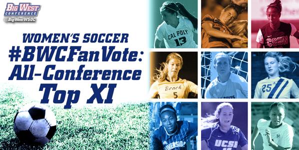 BigWestSports's tweet photo. WSOC: Cast your #BWCFanVote for the #BigWestWSOC All-Conf. Top XI: http://t.co/xeRO47FOW9 http://t.co/EoMLoQPtr2