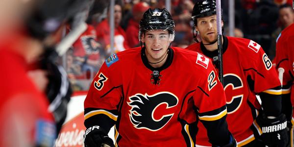 NHLFlames's tweet photo. YOU CAN PUT IT IN THE WIN COLUMN! The #Flames blank the #NHLCanes 5-0! #CARvsCGY http://t.co/VPNJYkTSYN