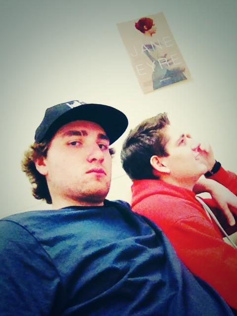HenryButler34's tweet photo. TBT to @crossb1996 doing all the work #iSupervised http://t.co/hYzzBdv4hs
