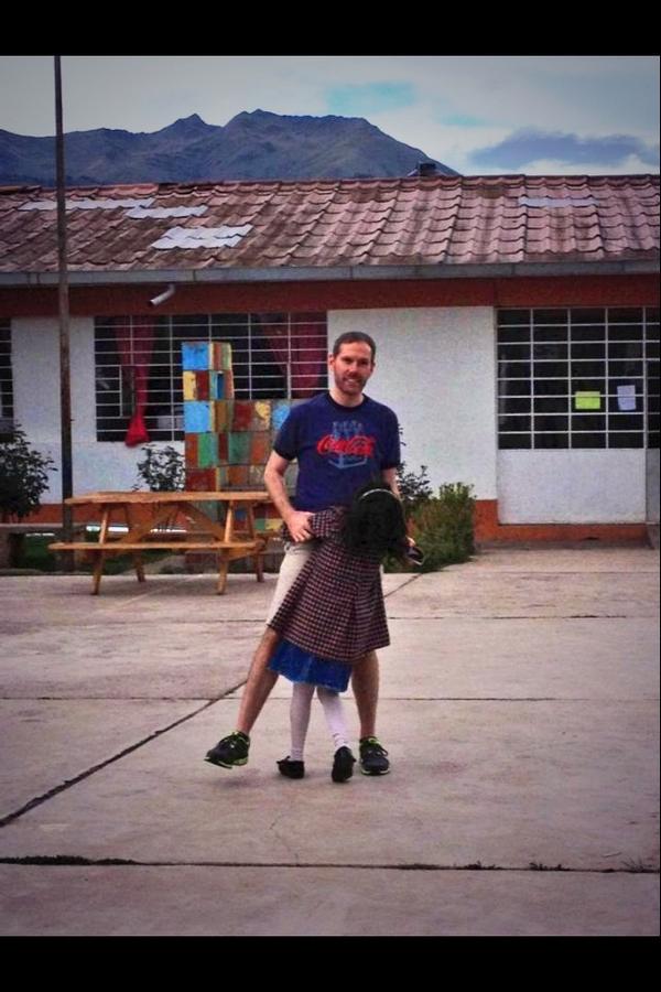 Make a Operation Christmas Child box for a credit! Help a kid in need like the sweet girl dancing with Miesch!