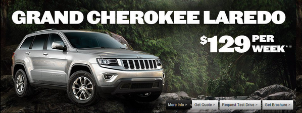 Financing as low as $129 per week is available now on the Grand Cherokee Laredo at Gulson Canberra! #Fyshwick