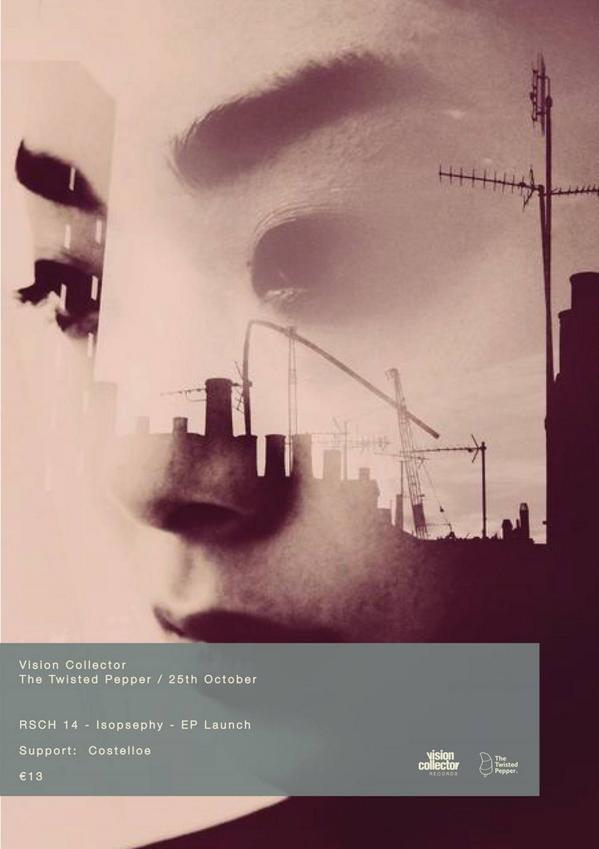 VisionCollector's tweet image. @VisionCollector celebrates the release of its second release tomorrow, RSCH 14's Isopsephy EP at the @twistedpepper