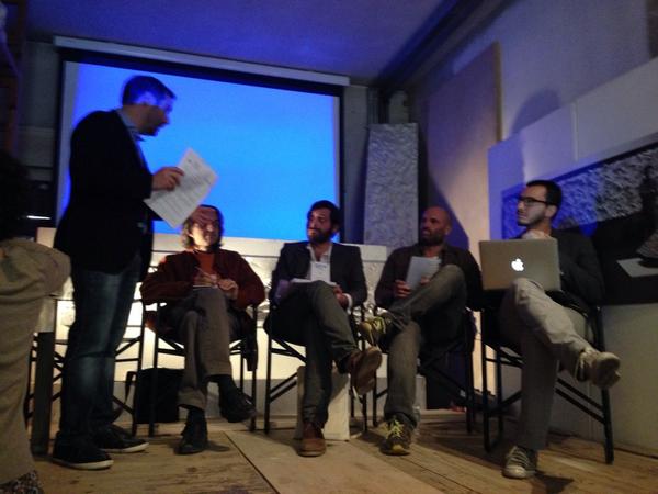 museocarlozauli's tweet photo. @SpazioGrisu @BAMstracult @BAAMmilano sul palco con @BolloAlessandro per @cultimpfest #farespazioallacultura http://t.co/QoEHzoUEsJ