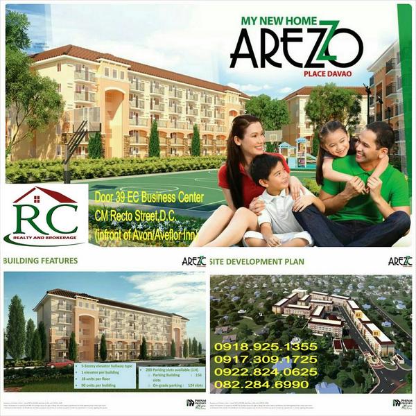 rcrealtydavao's tweet photo. Arezzo Place Davao : 10% Downpayment for as LOW as 5,600 - 5,700/monthly for 24 mos. http://t.co/FvAQWUWwIo