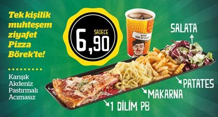 Cuma'yı güzelleştiren lezzet Pizza Börek...