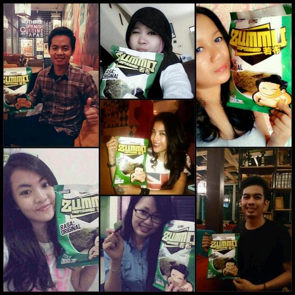 selamat siang &amp; selamat hari jumat semuanya.. jgn lupa order zummo nya yaa.. 70gram cuman 25ribu lho! \=D/