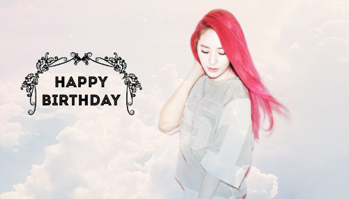 HAPPY BIRTHDAY KRYSTAL JUNG SOOJUNG! NOTHING MORE BUT L VE 