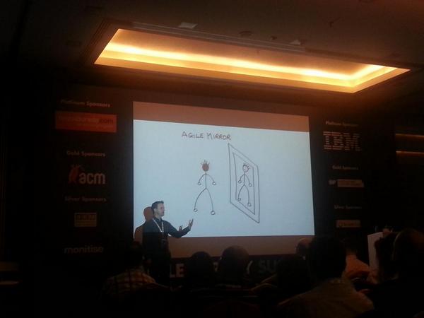 AgileTurkey's tweet photo. #atsummit14 Agile Mirror. Growth Hackers @tonygrout http://t.co/C8FeX1Lyeq