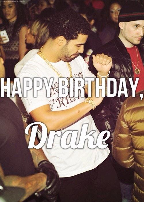 Happy 28th birthday to Aubrey Drake Graham I have been a big fan since day 1! Pop some champagne & turn up!   