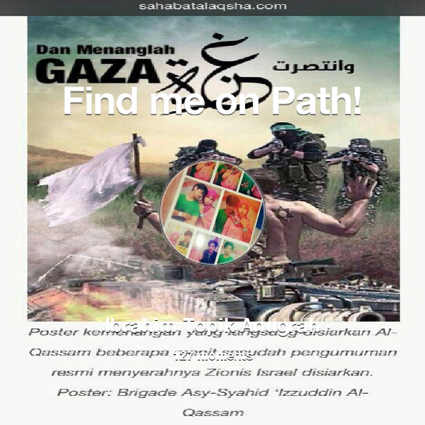 ibrahim_jaelani's tweet photo. I've shared 127 memories with my friends on #Path - see them now at http://t.co/fjqjZnuHDh! #thepersonalnetwork http://t.co/kEFQPe27S1