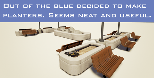 RinDream's tweet photo. Brushing up my 3Ds Max spline modelling skill, ended up creating planters out of the blue. :) http://t.co/Ua9xIYtcRQ