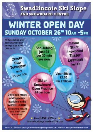 WINTER OPEN DAY THIS SUNDAY!!!