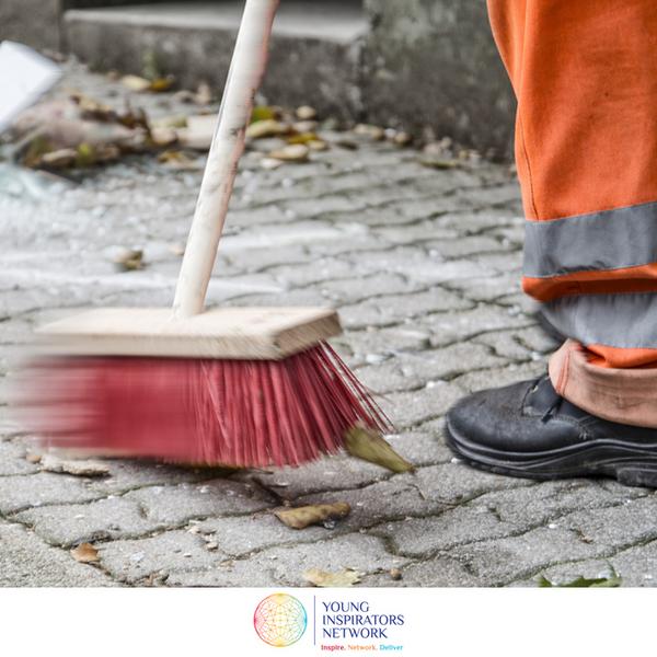 Your #ActsofInspiration can help clean the surroundings.