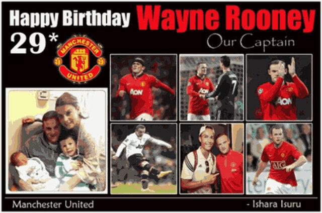 Happy birthday to our manchester united and england captain.....wayne rooney,WULLNP 