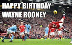 Happy birthday to Manchester United and England Football Team captain Wayne Rooney! 
