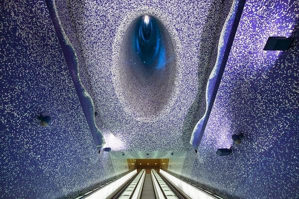 homegardenlist's tweet image. Metro Stations in Naples Converted Into Beautiful Art Galleries