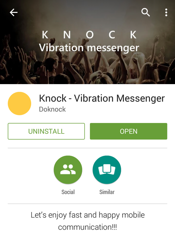 doknockapp's tweet photo. ★Finaly, We release Knock!!!!!

Download Link : http://t.co/BCZWcXXwjH
Thank you♥ http://t.co/rIRQ7As8DM