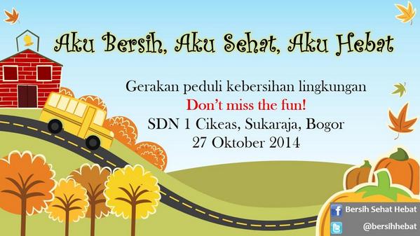 RT <a href="/hebatbersih/">Bersih Hebat</a>: Jeng <a href="/sudjiwotedjo/">Jack Separo Gendeng</a> dukung kita dong...kita mau ngadain peduli bersih di SD 01 Cikeas #bersihhebat