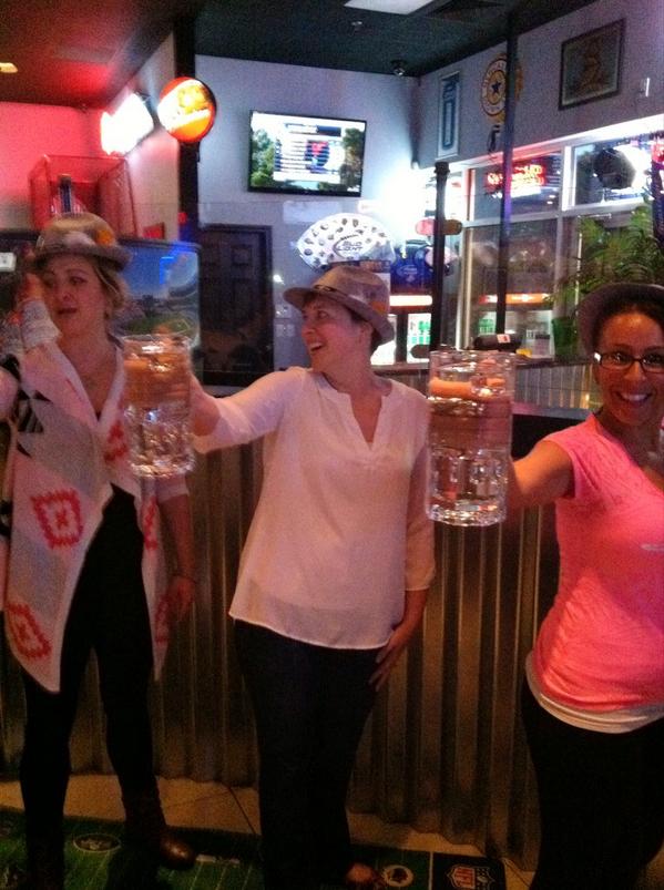 SamuelAdamsBeer's tweet photo. Way to go! MT @Gatchek 12 hours before her next chemo treatment my wife wanted to participate in #RaiseAStein http://t.co/QpxPmaLYrX
