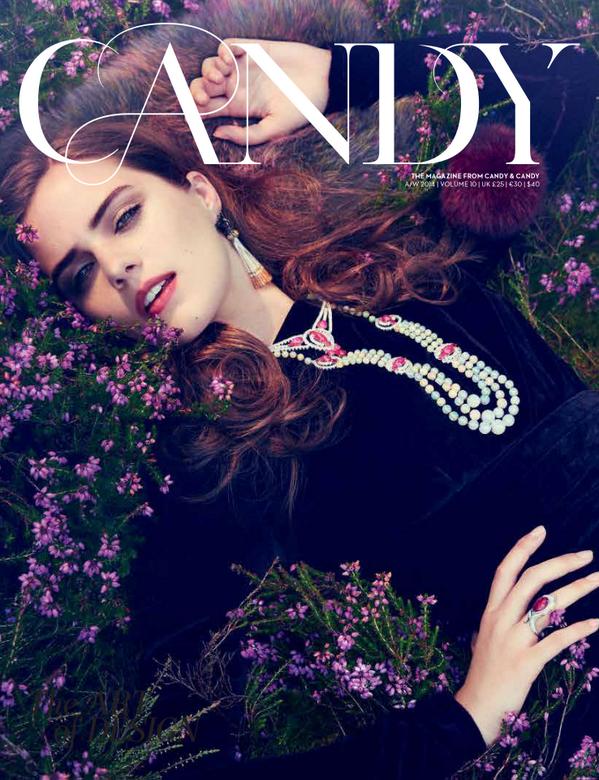 Caitlin Rickets on the cover of Candy Magazine AW14 with #hair by <a href="/philippe_____/">Philippe Tholimet</a> See more on streeters.com/news/candy-aut…
