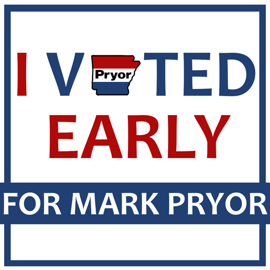 PryorForSenate's tweet photo. RT if you voted early for #TeamPryor! #arsen #arpx http://t.co/3c84M6cOGU