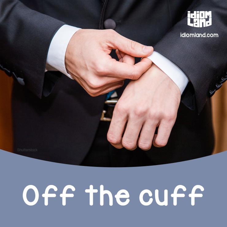 Cuff meaning outlet