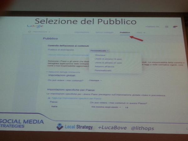 WebLoversItaly's tweet photo. Altra novità interessante di Google my Business è la definizione del pubblico #SMStrategies http://t.co/pRARVUM02r
