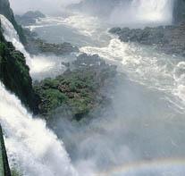 The Iguazu Falls on the border of Argentina are consisted of about 275 individual waterfalls and cascades.