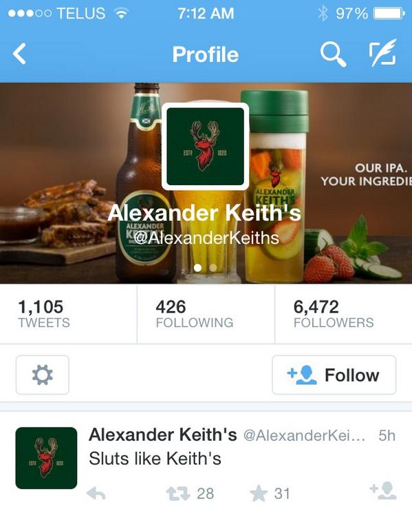macheriearmour's tweet photo. Well, somebody's probably getting fired today. @AlexanderKeiths http://t.co/fdBPMYih8S