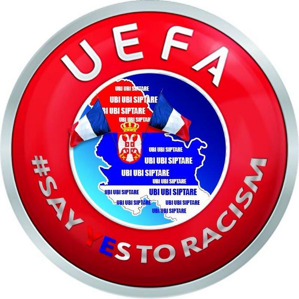 blenndiS's tweet photo. #uefa #corrupted #PlatinuOut #SerbiaAlbaniaTheTRUTH http://t.co/cQDjMyRJEq