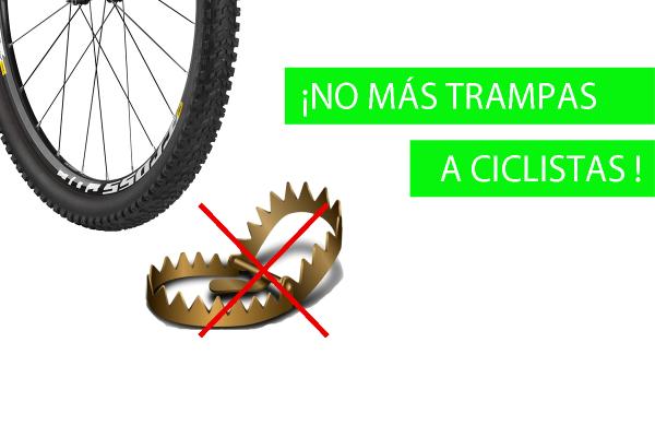 guardiacivil's tweet photo. Las trampas para #ciclistas de montaña son un peligro real, NO son casos aislados. ¿Sabes algo?, COLABORA ó denuncia. http://t.co/xE4ZE92ugi