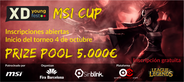 XDYoungFest's tweet photo. Quieres entrar en el sorteo de 3 entradas VIP gracias a @G4G_Revenant? Haz RT a este twit y síguenos para participar! http://t.co/XOjAA5YEMZ