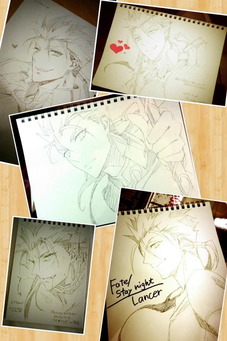 スケブに描いたランサー集めてみた #5차_랜서_결혼해다오 