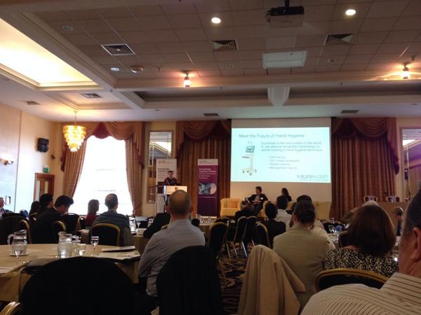TCD_Innovation's tweet photo. Dr Gerry Lacey presenting @SureWash case study to #ktcf2014 http://t.co/pjU2wUmb2q