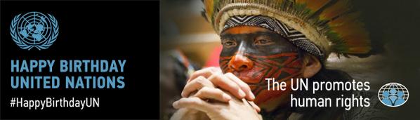 UNHumanRights's tweet image. Today on #UNDay, we celebrate 69 years of global service: j.mp/OZ8tA8 #HappybirthdayUN!