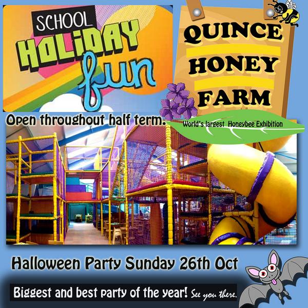 quincehoneyfarm's tweet photo. Open throughout half term! Starting the hols with Halloween on Sunday! #northdevon #northdevonevents #southmolton http://t.co/PXvxNooTuk