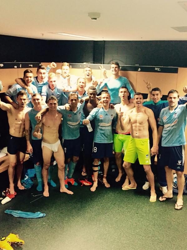 JankoMarc's tweet photo. Awesome teamwork&amp; awesome teamspirit today vs Brisbane. First win here after a very long time #SydneyIsSkyBlue http://t.co/NAQ1fsCQ57