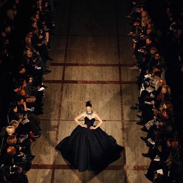 Happy birthday to the master of dramatic dresses, Photo by by voguemagazine 