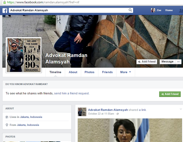 zee_maha's tweet photo. @RamdanAlamsyah9  ini akun facebook asli anda??????????? http://t.co/Zog5yFUDQa