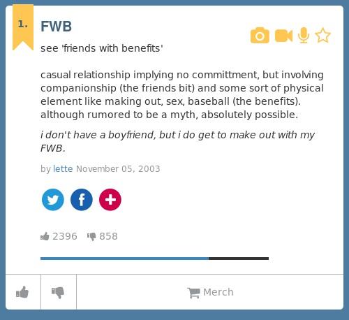 How to Be Friends with Benefits - FWB Definition