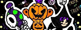 【電波人間のハロウィン2014】朝のにわとり さんのイラスト