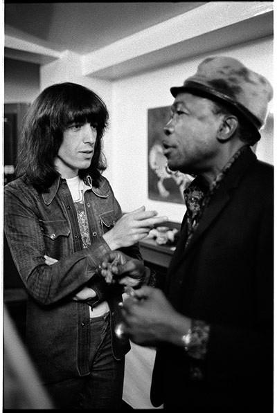 Happy birthday to seen here with John Lee Hooker 