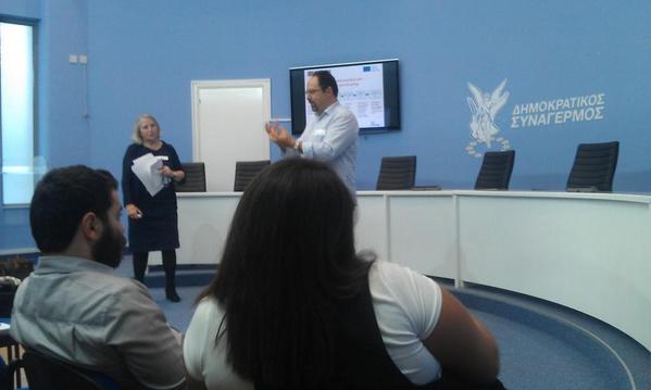 1st <a href="/inspireyowup/">InspireYoWup</a> training session on Financial Mngmnt&amp;Investmnt Readiness, by E. Moloney from @CorkBIC #nicosia