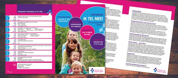 #folder Themaweek Ik tel mee | CJG Staphorst | #grafisch | #ontwerp | <a href="/MOOIgraphic/">MOOI graphic studio</a>